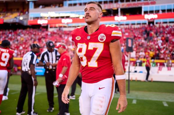 Travis Kelce and the Chiefs face the Vikings in Week 5 on Oct. 8, 2023.